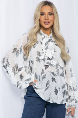 Блуза История любви (белая) Б13265-7М