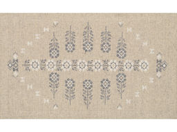 Комплект столовый 24С84-ШР/уп. 45*155 + 4 салф. 30*50 "Кветкi-птушкi" цв. 1 рис. 126