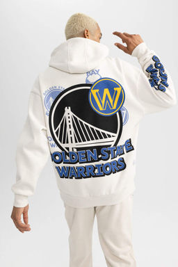DeFactoFit Толстовка оверсайз с капюшоном NBA Golden State Warriors