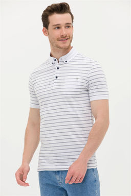 U. S. Polo Assn Мужская белая футболка с воротником-поло Неожиданная скидка в корзине