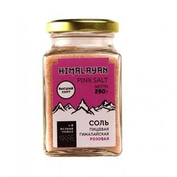 Соль розовая Гималайская мелкого помола, ст.банка, 250г - Inatos фото 2