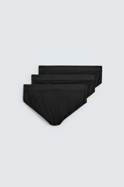 SLIP B?SICO PACK 3 / Negro
