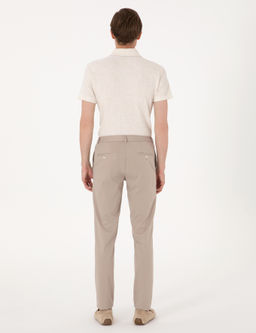 Bej Ex. Slim Fit Kuma_ Pantolon - Pierre cardin фото 4