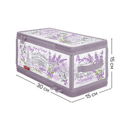 VAL LV-ZIP-LMS Набор кофров для хранения с молнией 3шт., 40*30*25см, 30*28*15см, 30*15*15см, LAVANDE, шт