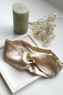 Повязка на голову шелковая БЕЗ КОРОБКИ