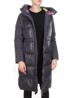 8986 DARK GRAY Пальто зимнее женское CORUSKY (200 гр. холлофайбера) - Fashion фото 8