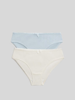 ACOOLA / Трусы детские для девочек в наборе из 2шт Linet_br голубой