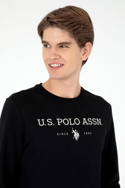 Мужской черный свитшот Неожиданная скидка в корзине - U.s. polo assn фото 2