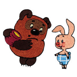 Набор для вышивания PANNA Союзмультфильм CMF-JK-2353 Винни Пух и Пятачок 7 х 8.5 см