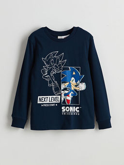 Футболка Sonic для мальчиков с принтом