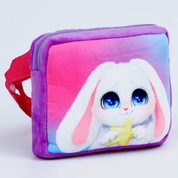 Сумка детская Зайчонок, плюшевая