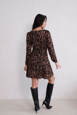 Платье с вырезом каре отрезное по талии - Martichelli фото 107