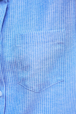 Рубашка оверсайз в полоску хлопковая