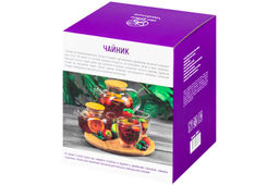 Чайник 1,6 л 20*13*19 см Crystal glass с ситом+бамб.крышк.с метал. дном/с силик.уплот, золото - Elan gallery фото 17