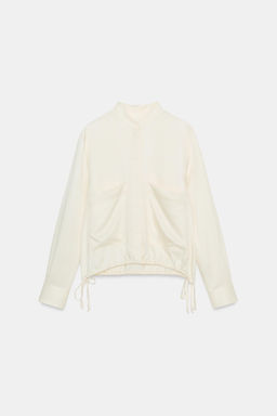 SATIN SHIRT ZW COLLECTION - Zara фото 12