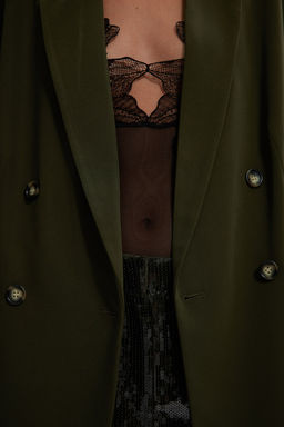 Americana de doble botonadura