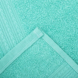 Полотенце махровое 70х140 см, светло-зеленый, 440 г/м2, хлопок 100% - Simaland фото 3