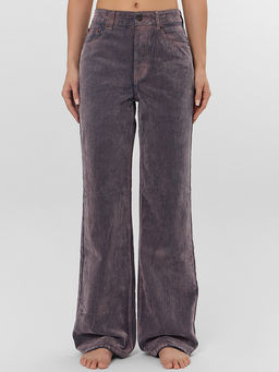 Джинсы женские wide leg пыльно-розовые - Mark formelle фото 2