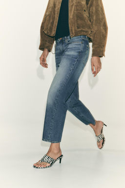 Z 1975 CROPPED MID-WAIST JEANS - Zara фото 4