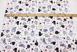 Фланель Кошечки пэчворк, ш.0.9м, хлопок-100%, 180гр/м.кв - Купава фото 4
