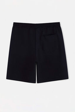 Buyuk Beden Lacivert Regular/Normal Kesim Orta Boy Lastik Belli Renk Panelli Sort TMNSS23SR00046