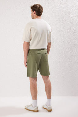TRENDYOL MAN Haki Oversize/Genis Kesim Y?kama/Eskitme Gorunumlu %100 Pamuklu Sort & Bermuda TMNSS25SR00046 - Trendyolmilla фото 5