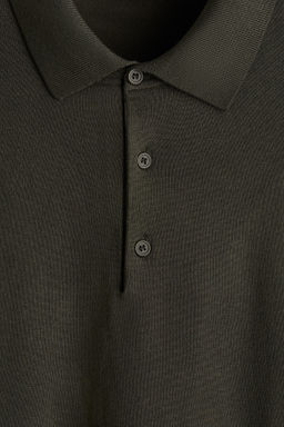 Polo en punto fino Regular Fit - H&m фото 5