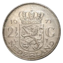 2 1/2 гульдена 1971 года