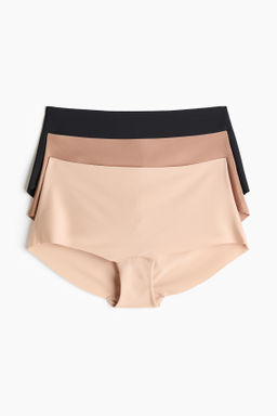 Pack de 3 bragas shortie invisibles