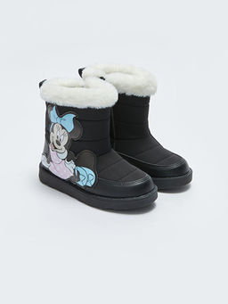 Fermuarl? Minnie Mouse Lisansl? K?z ?ocuk Bot