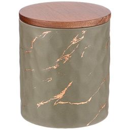 БАНКА ДЛЯ СЫПУЧИХ ПРОДУКТОВ КОЛЛЕКЦИЯ ЗОЛОТОЙ МРАМОР ЦВЕТ:GRAY 11,5*13,7 СМ