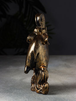 Фигурка полистоун «Слон на волне», 19×13×6 см