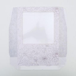 Цена за 5 шт. Кондитерская упаковка, коробка с ламинацией «Flowers», 20×20×4 см