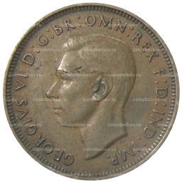 1/2 пенни 1938 года Австралия