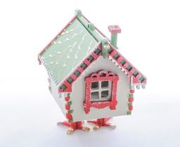 Новогоднее украшение интерьера: Избушка на курьих ножках 1013 Green - Idh фото 3