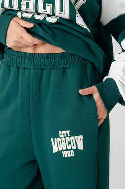 Арт. 2-541 Костюм женский с брюками 44-50 (4 шт) Цвет:изумруд,белый - Калинка фото 28