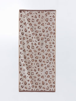 LC Waikiki Bej Desenli Kad_n Plaj Havlusu 70x150 cm