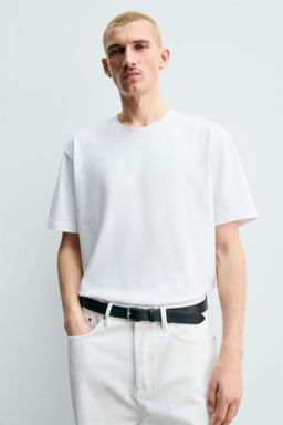 HEAVYWEIGHT SHORT SLEEVE T-SHIRT - Zara фото 19