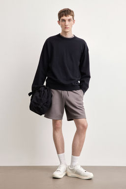 Sudadera de algodon efecto lavado Loose Fit