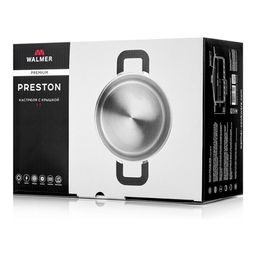 Кастрюля с крышкой Walmer Preston, 3 л, цвет хром  фото 9