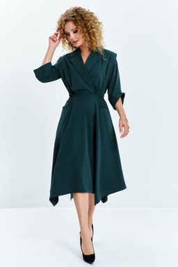 Платье Euro Moda 619 зеленый