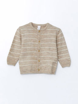 Bisiklet Yaka ?izgili Triko Erkek Bebek H?rka