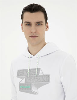 Beyaz Regular Fit Sweatshirt - Pierre cardin фото 2