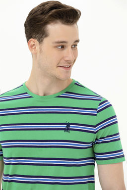 U. S. Polo Assn Мужская зеленая футболка с круглым вырезом - U.s. polo assn фото 9