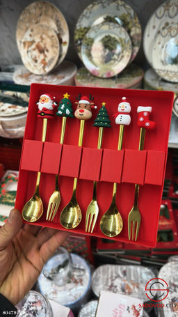 Набор ложечек новогодние 6 шт