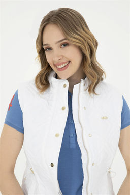 Женский белый жилет Неожиданная скидка в корзине - U.s. polo assn фото 2