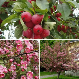 Яблоня Маковецкого декоративная (саженец с этикеткой) 1шт