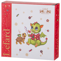 БЛЮДО LEFARD С НОВЫМ ГОДОМ! В ФОРМЕ ЗВЕЗДЫ 17,5Х17,5Х3,5 СМ КРАСНОЕ  фото 2