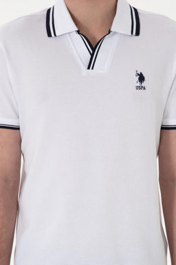 Erkek Slim Fit Polo Yaka Beyaz Ti__rt Sepette S_rpriz _ndirim - U.s. polo assn фото 6