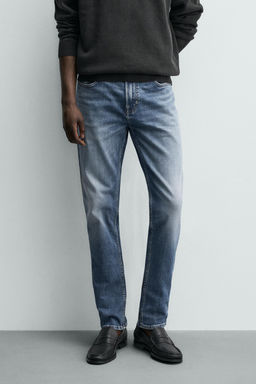 JEANS SLIM FIT B?SICO / Azul - Zara фото 2